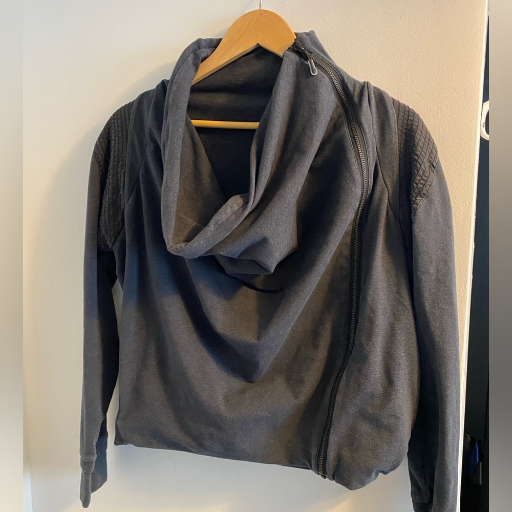 Lulu Lemon Cowl Neck Zip Up